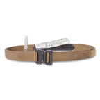 D-Belt Tactical Belt 1.25 Inch Coyote Brown with Black buckle