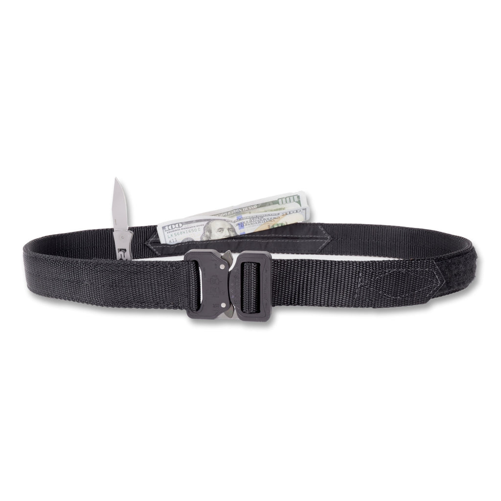 D-Belt Tactical Belt 1.25 Inch and has the capability of a hidden knife and money slot