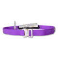 D-Belt Tactical Belt 1.25 Inch Purple with Silver buckle